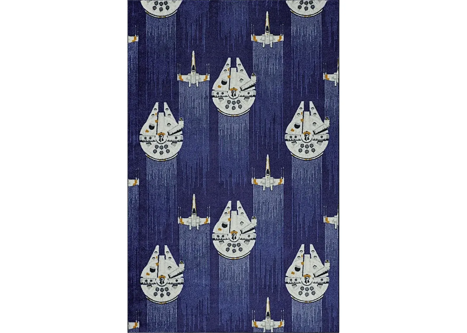 Kids Star Wars Fleet Blue 5' x 7' Rug