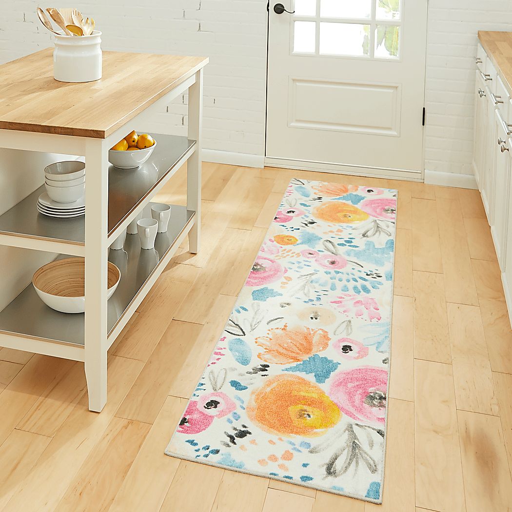 Kids Lemonfall Multi 2' x 8' Runner Rug