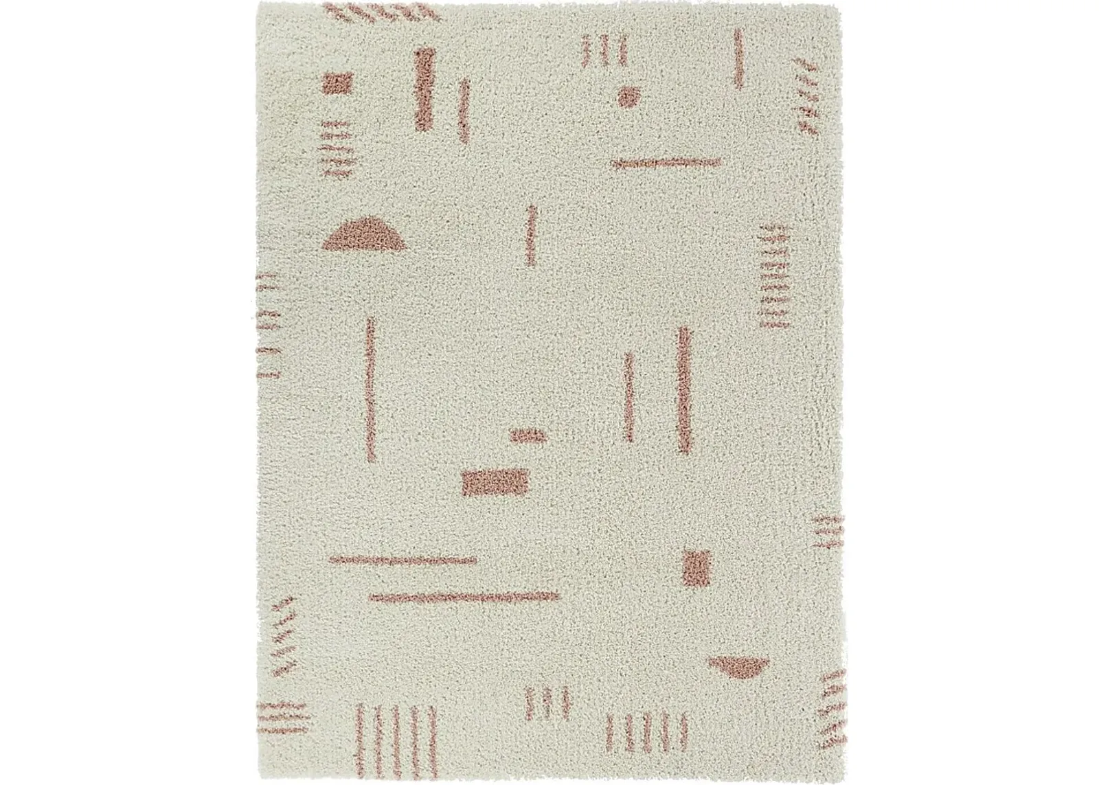 Kids Pailoap White/Pink 6'7 x 9' Rug