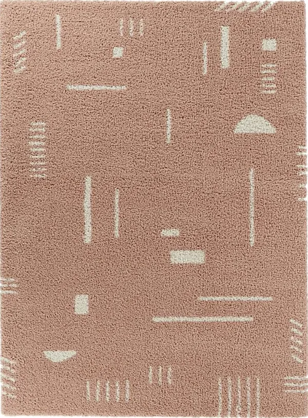 Kids Pailoap Pink/White 5'3 x 7' Rug