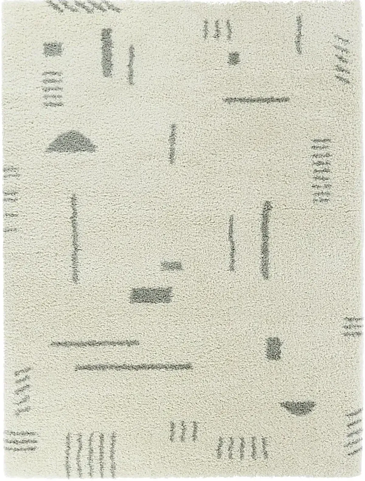 Kids Pailoap White/Gray 5'3 x 7' Rug