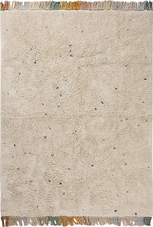 Kids Natural 5'7 x 8' Stardust Rug