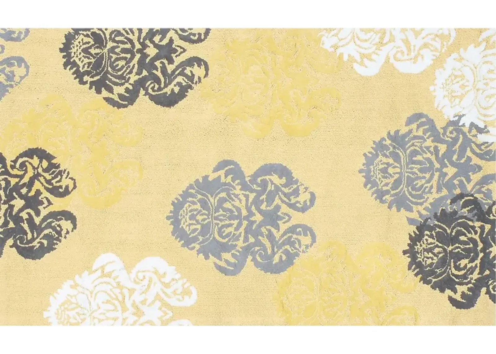 Kids Broccato Yellow 4'7 x 7'7 Rug