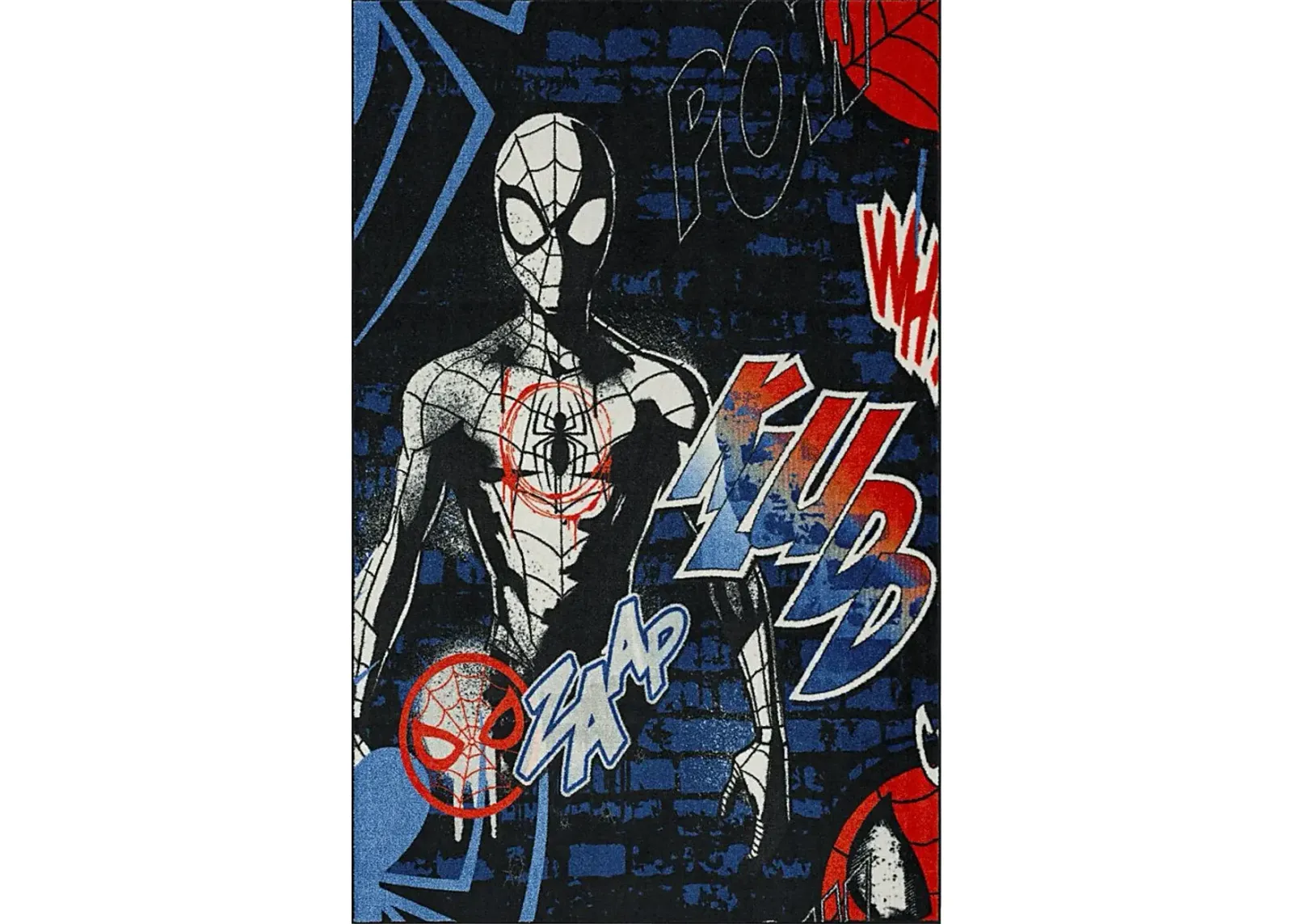 Kids Disney Spiderman Action Multi 5' x 8' Rug