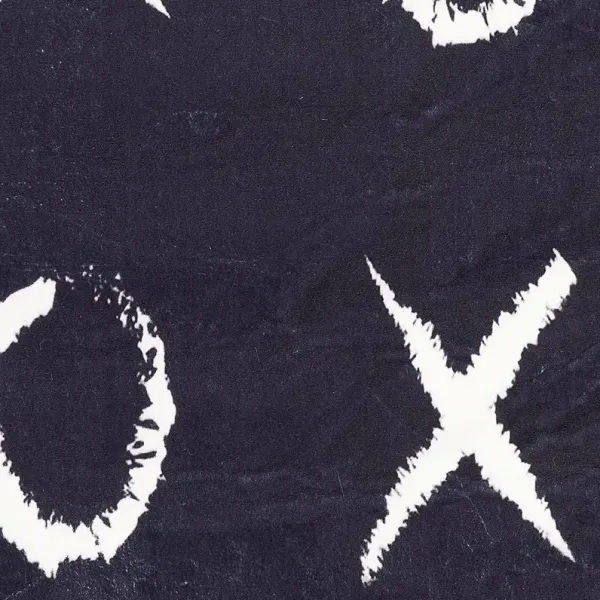 Kids Cute Hugs Black 6'6 x 9'2 Rug