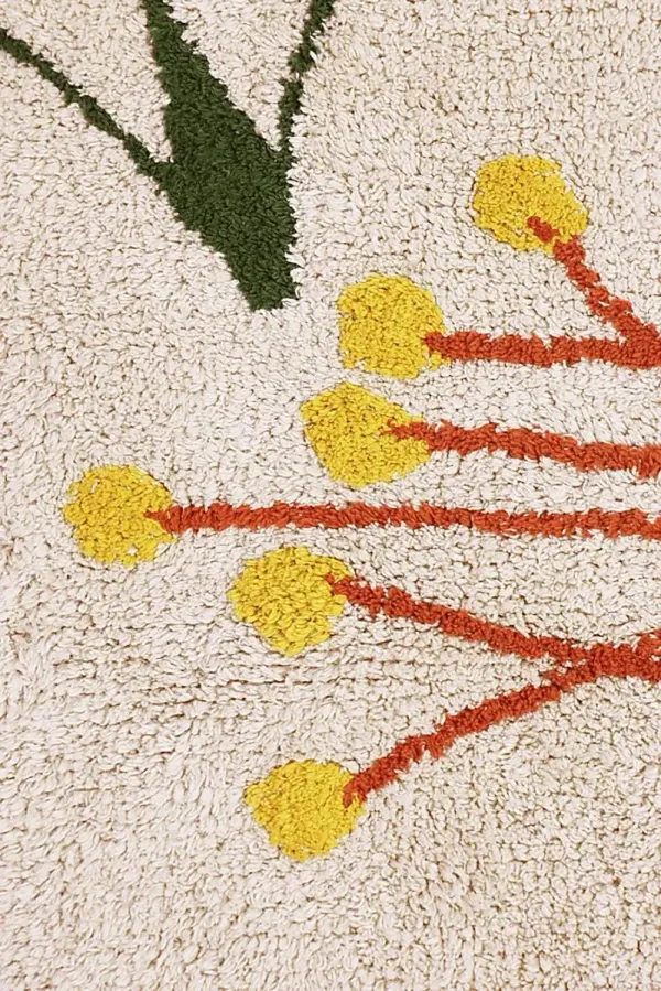 Kids Botanic Plants Multi 6'7 x 9'10 Machine Washable Rug