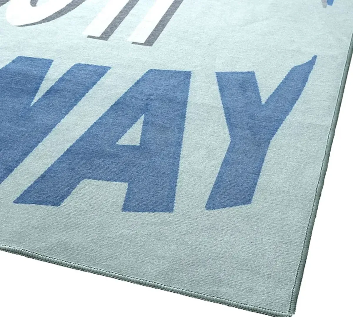 Kids Brave Adventure Blue 5' x 7' Rug