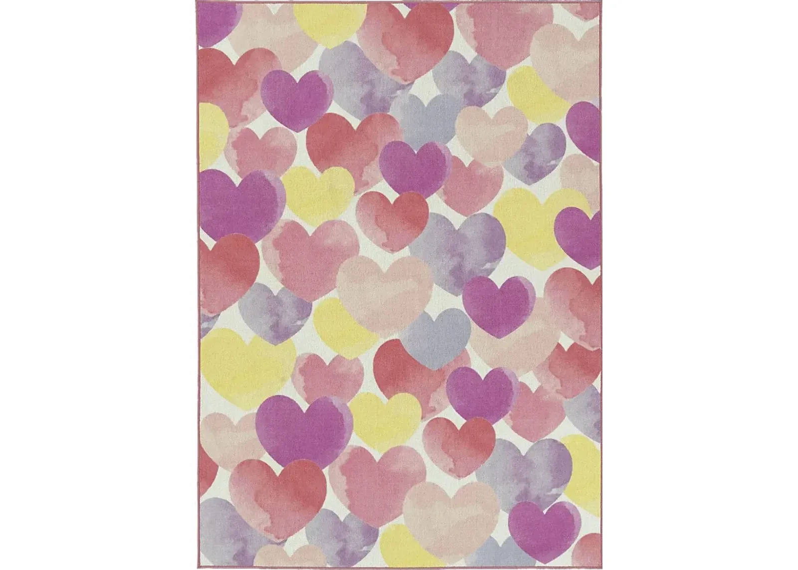 Kids Dreamy Heartland Pink 5' x 7' Rug