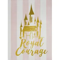 Kids Disney Royal Courage White 5' x 8' Rug