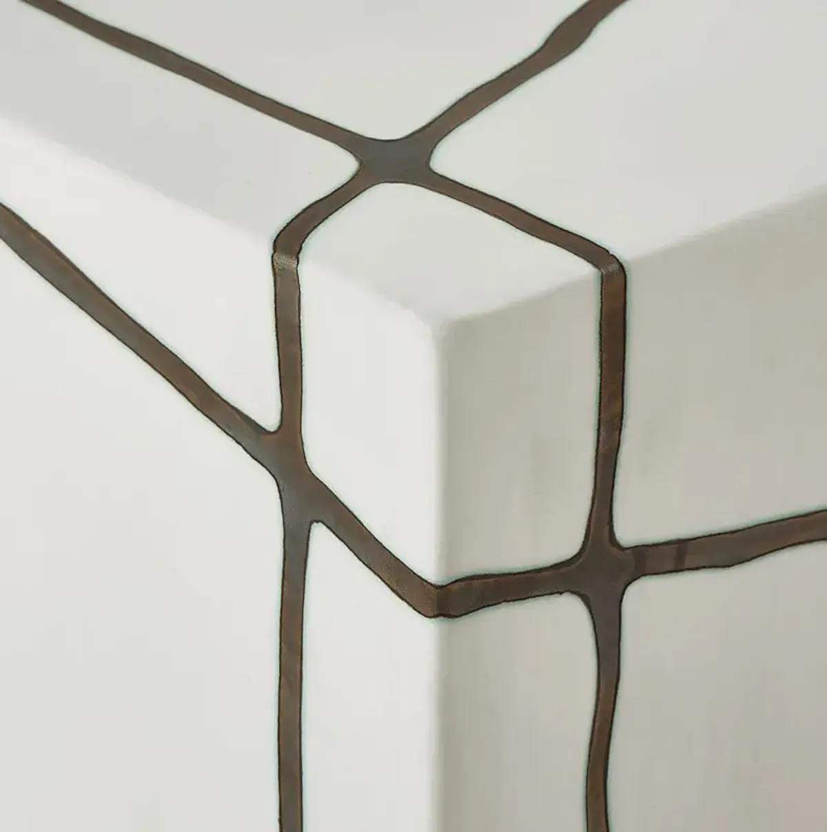 Ovina White Outdoor Stool