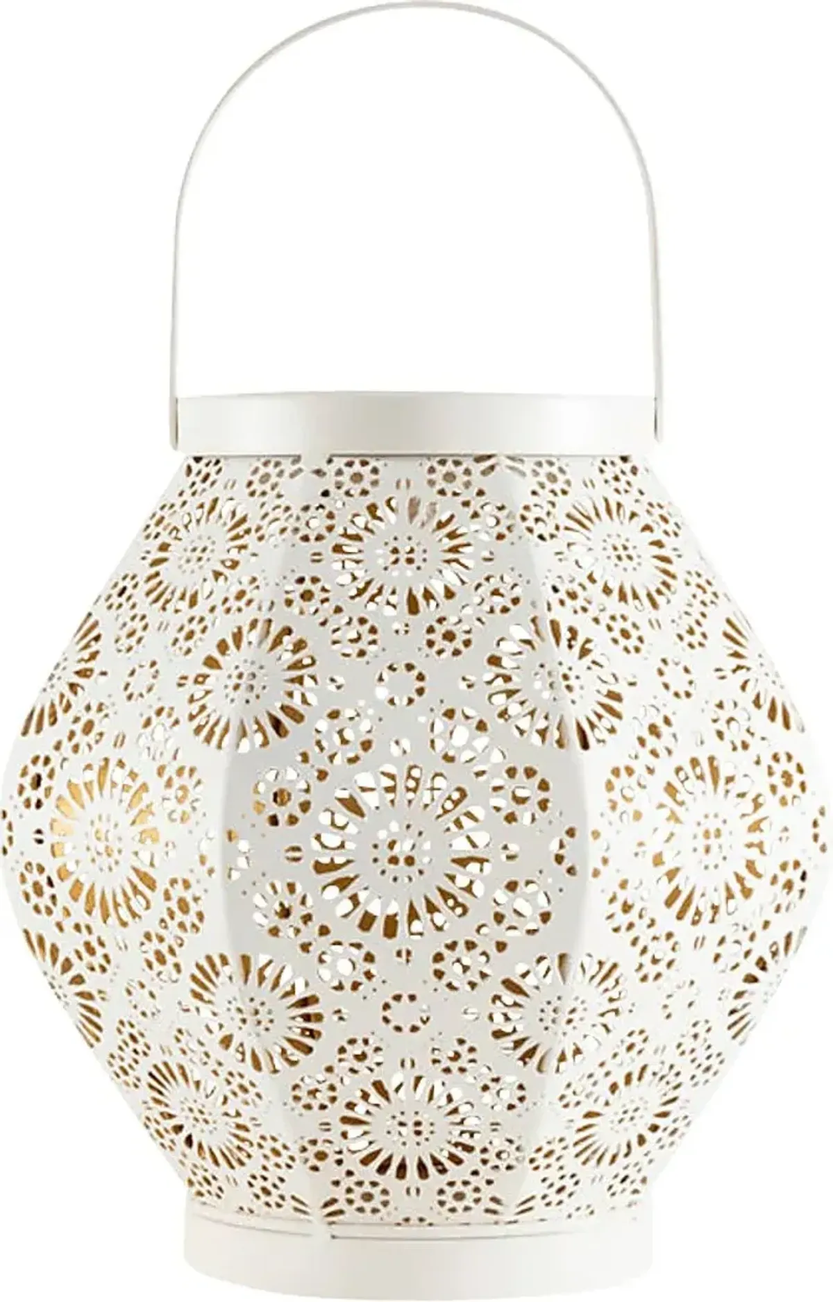Bakika White Outdoor Solar Lantern