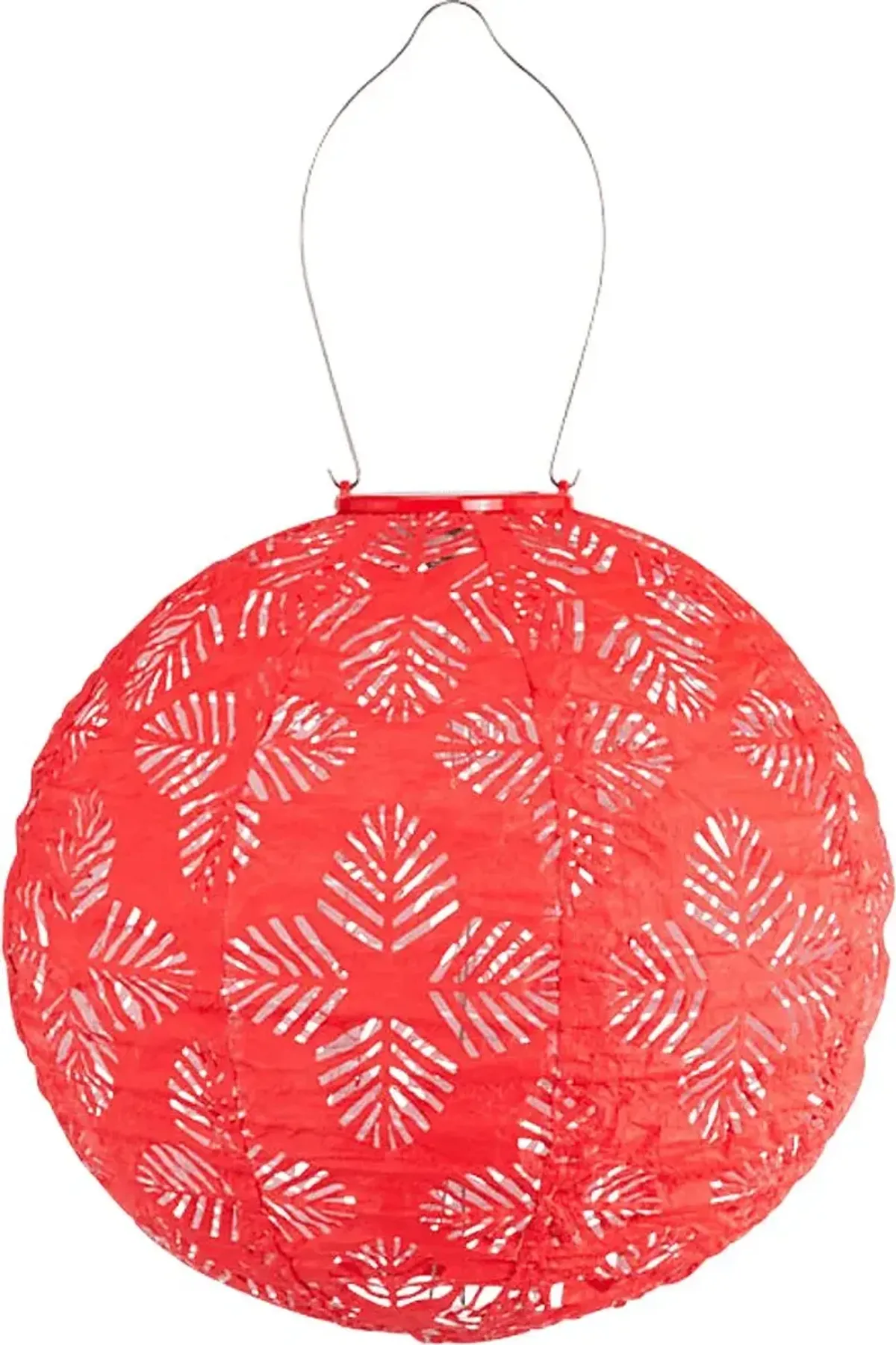 Mansduff Red Outdoor Solar Lantern