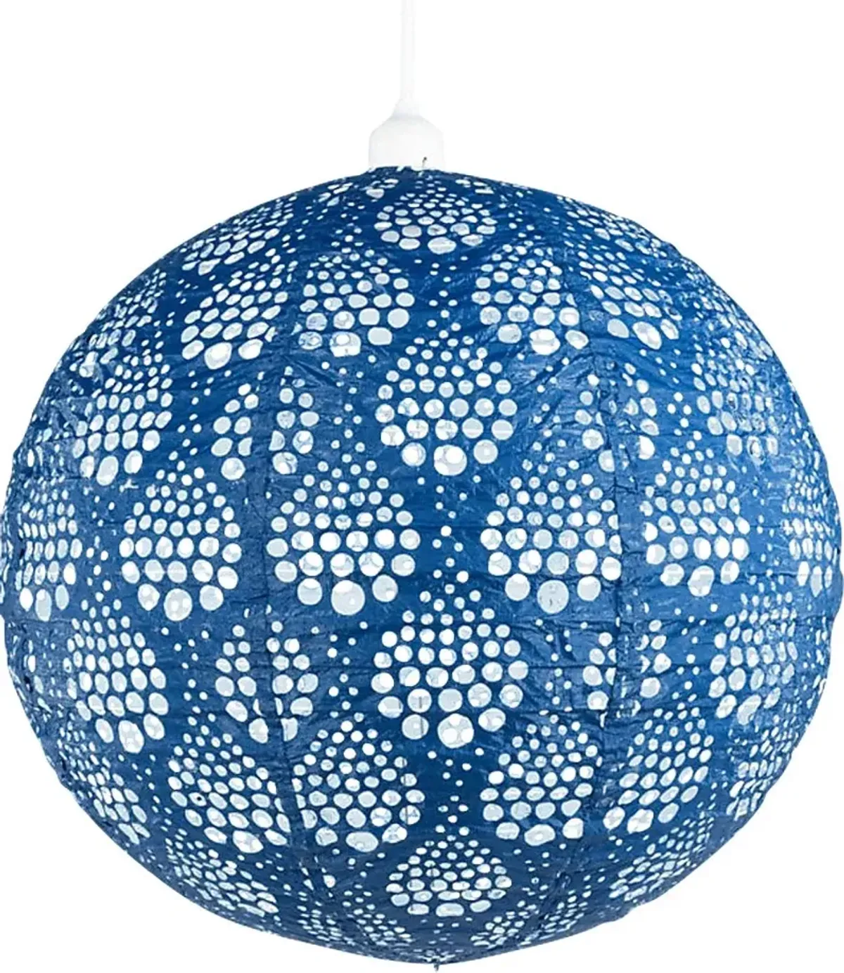 Uchenna Blue Outdoor Solar Lantern