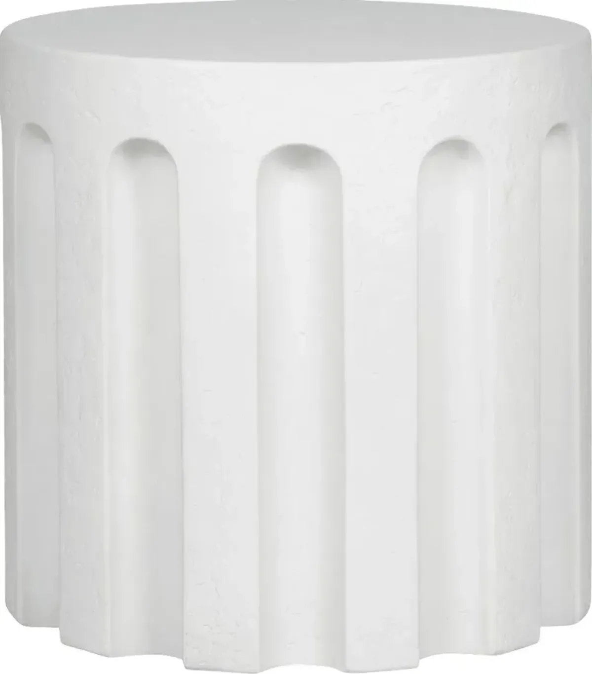Motin White Accent Table