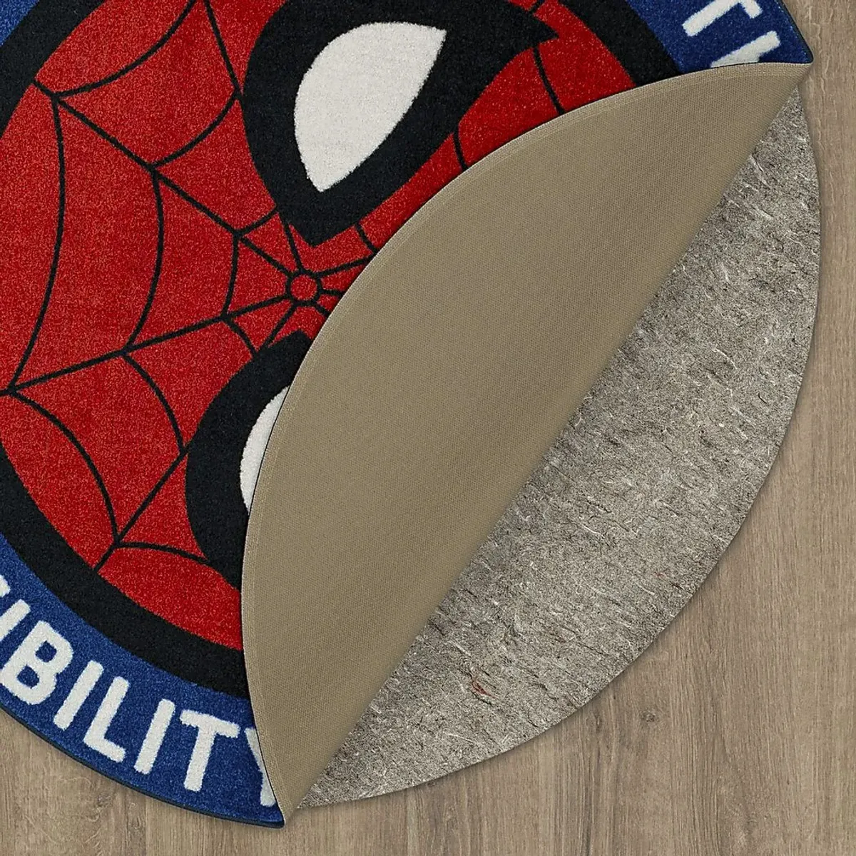 Kids Disney Spiderman Power Multi 5' Round Rug