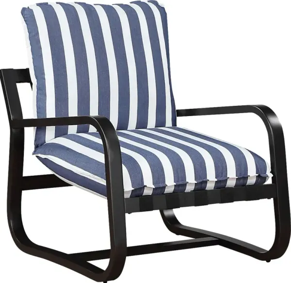 Kivoli Blue Outdoor Arm Chair