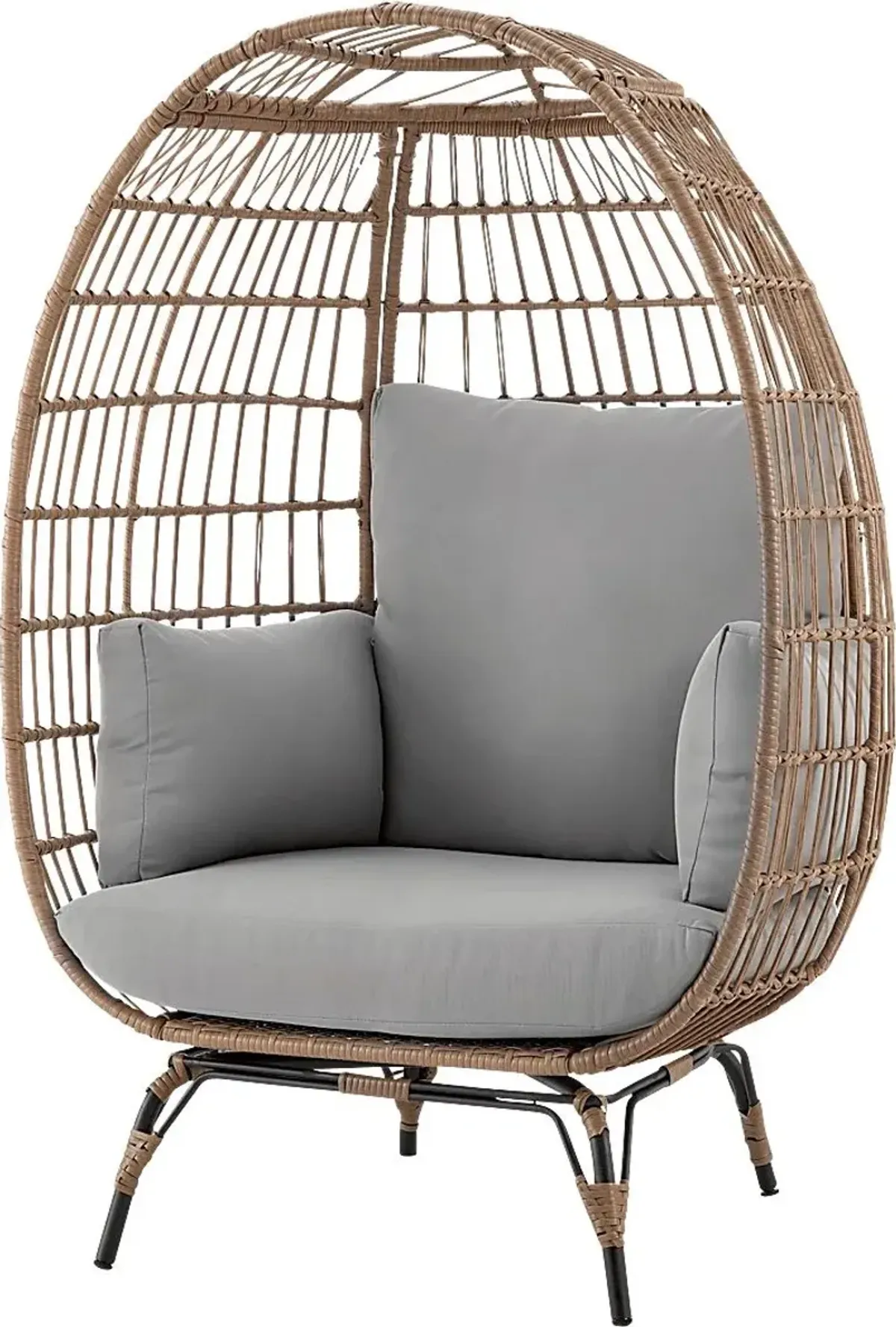 Clovehitch Gray Egg Chair