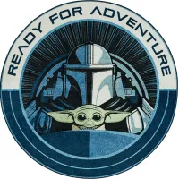 Disney's Star Wars Ready For Adventure Blue 5' Round Rug