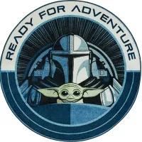 Disney's Star Wars Ready For Adventure Blue 8' Round Rug