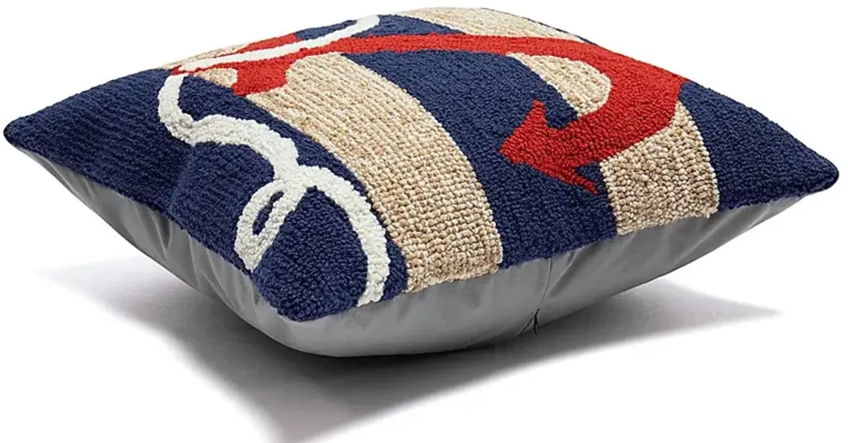 Walgrave Navy Indoor/Outdoor Accent Pillow