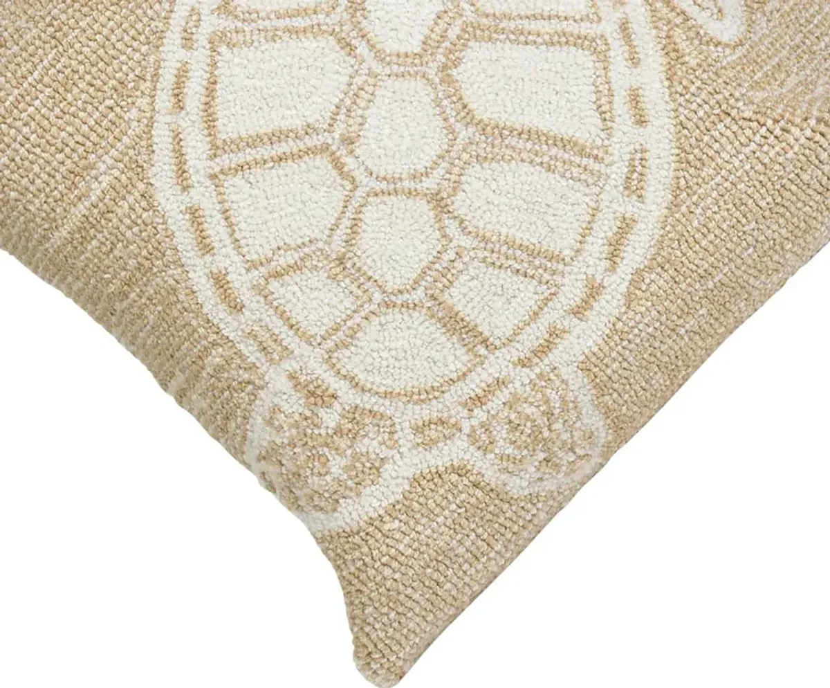 Turtle Cove Neutral Indoor/Outdoor Accent Pillow