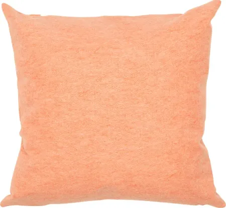 Arnway Orange Indoor/Outdoor Accent Pillow, Set of Two