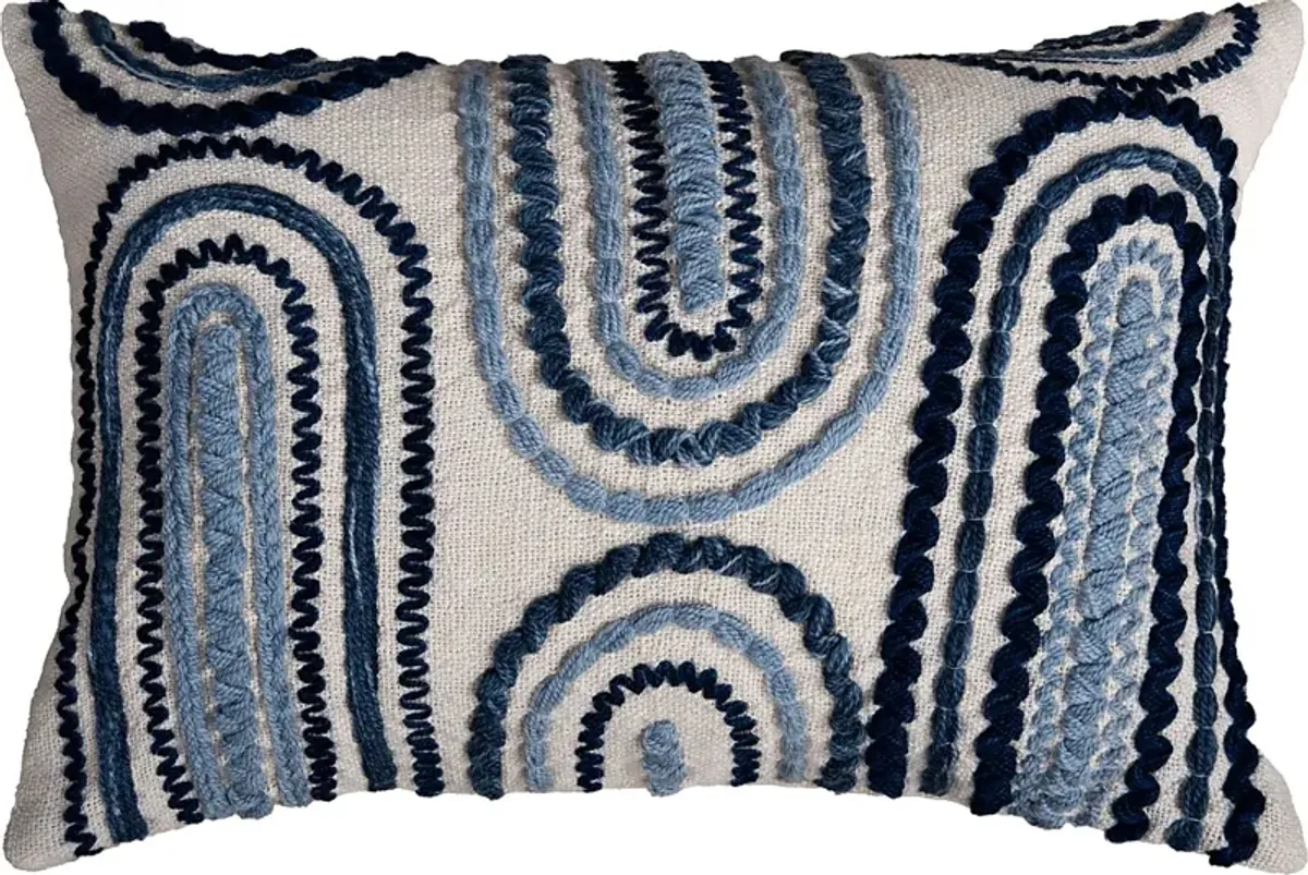 Drumm Blue Indoor/Outdoor Accent Pillow