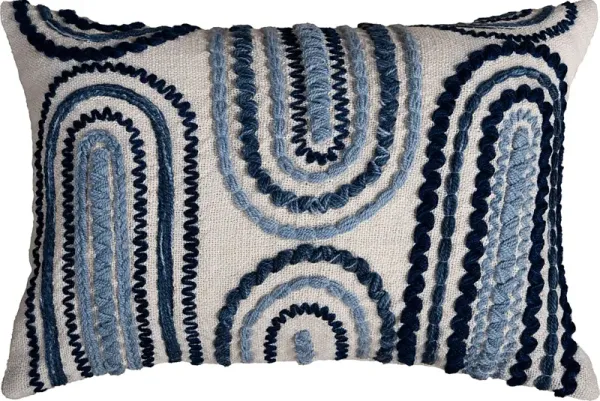 Drumm Blue Indoor/Outdoor Accent Pillow