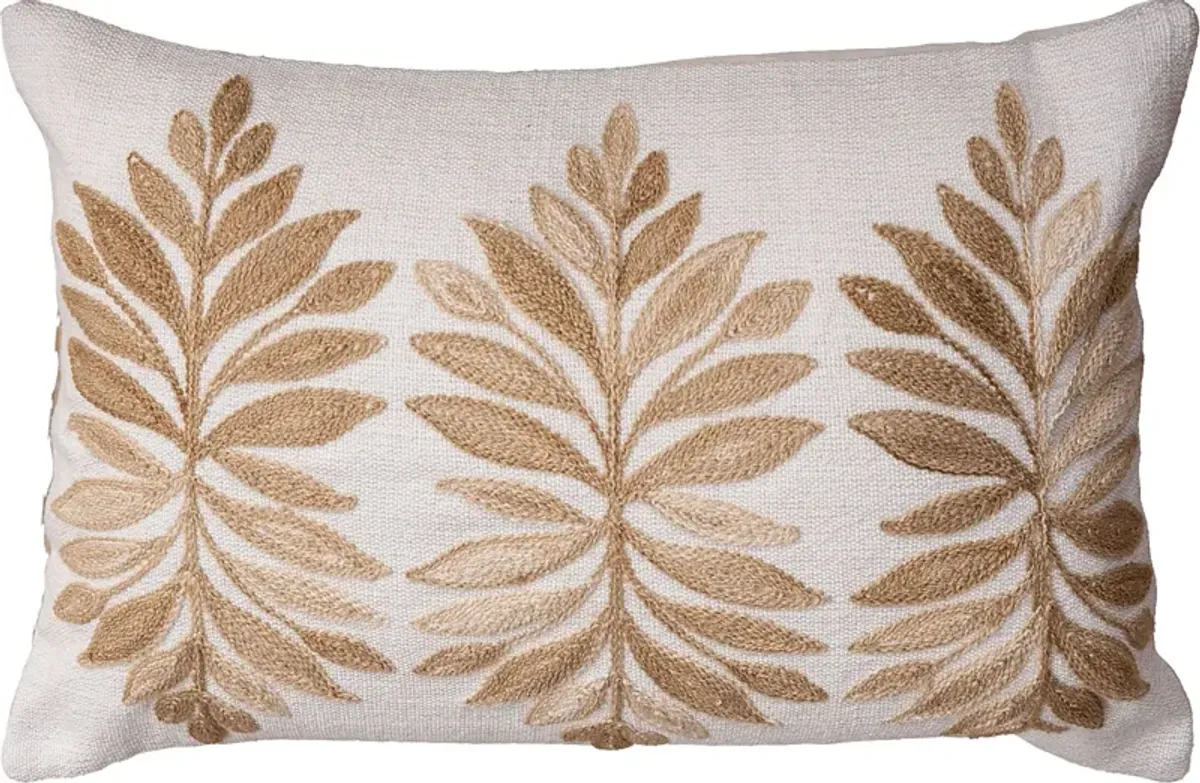 Floris Tan Indoor/Outdoor Accent Pillow