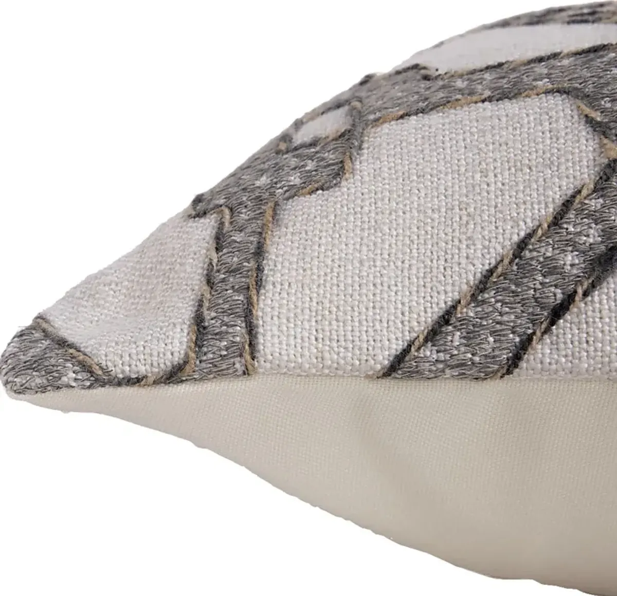 Valbe Gray Indoor/Outdoor Accent Pillow