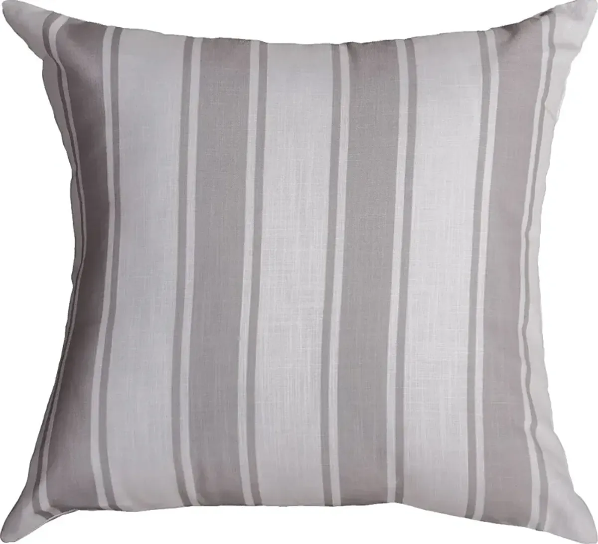 Mehis Gray Indoor/Outdoor Accent Pillow