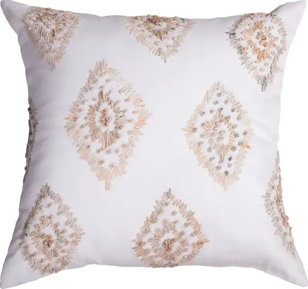 Litre Ivory Indoor/Outdoor Accent Pillow