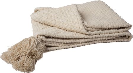 Tormi Cream Indoor/Outdoor Throw Blanket