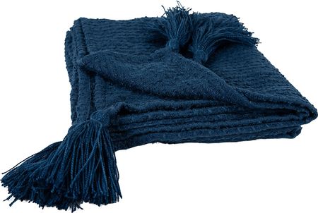 Tormi Navy Indoor/Outdoor Throw Blanket