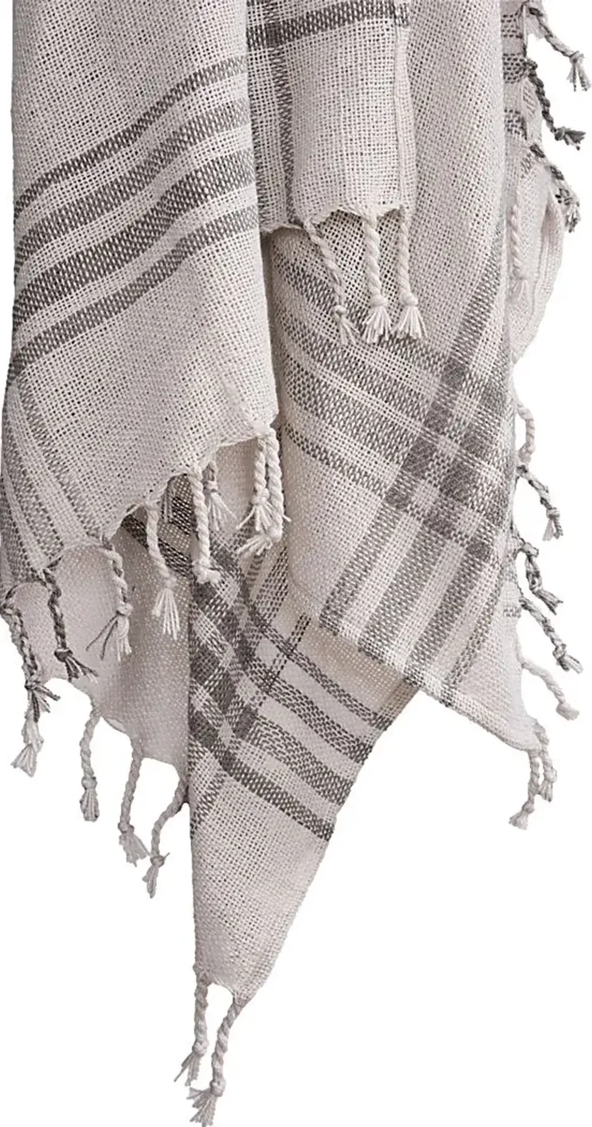 Erlend Gray Indoor/Outdoor Throw Blanket