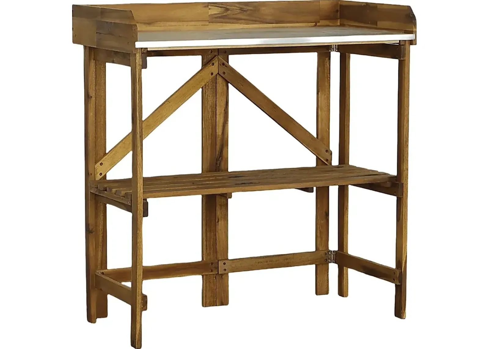 Outdoor Burgee Brown Gardening Table