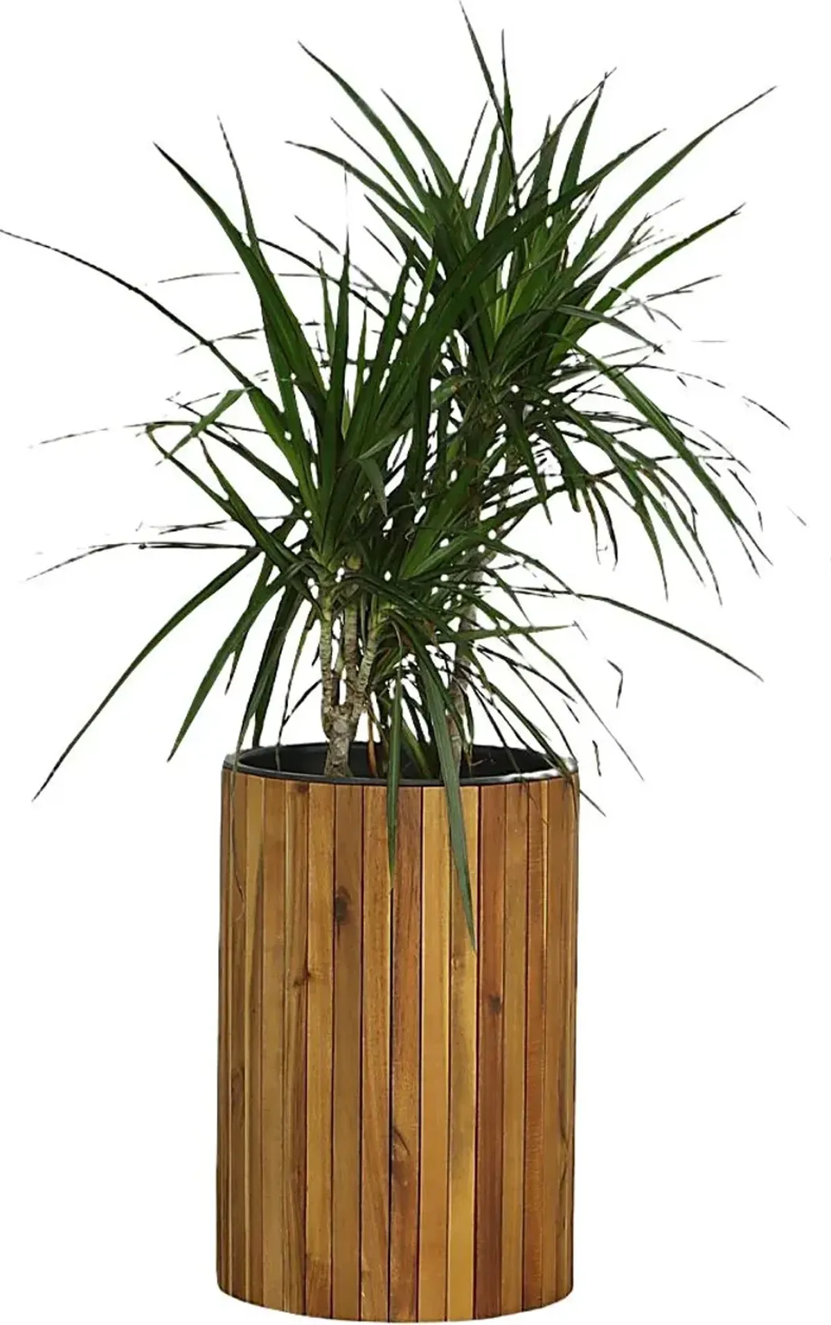 Outdoor Burgee Brown Round Planter