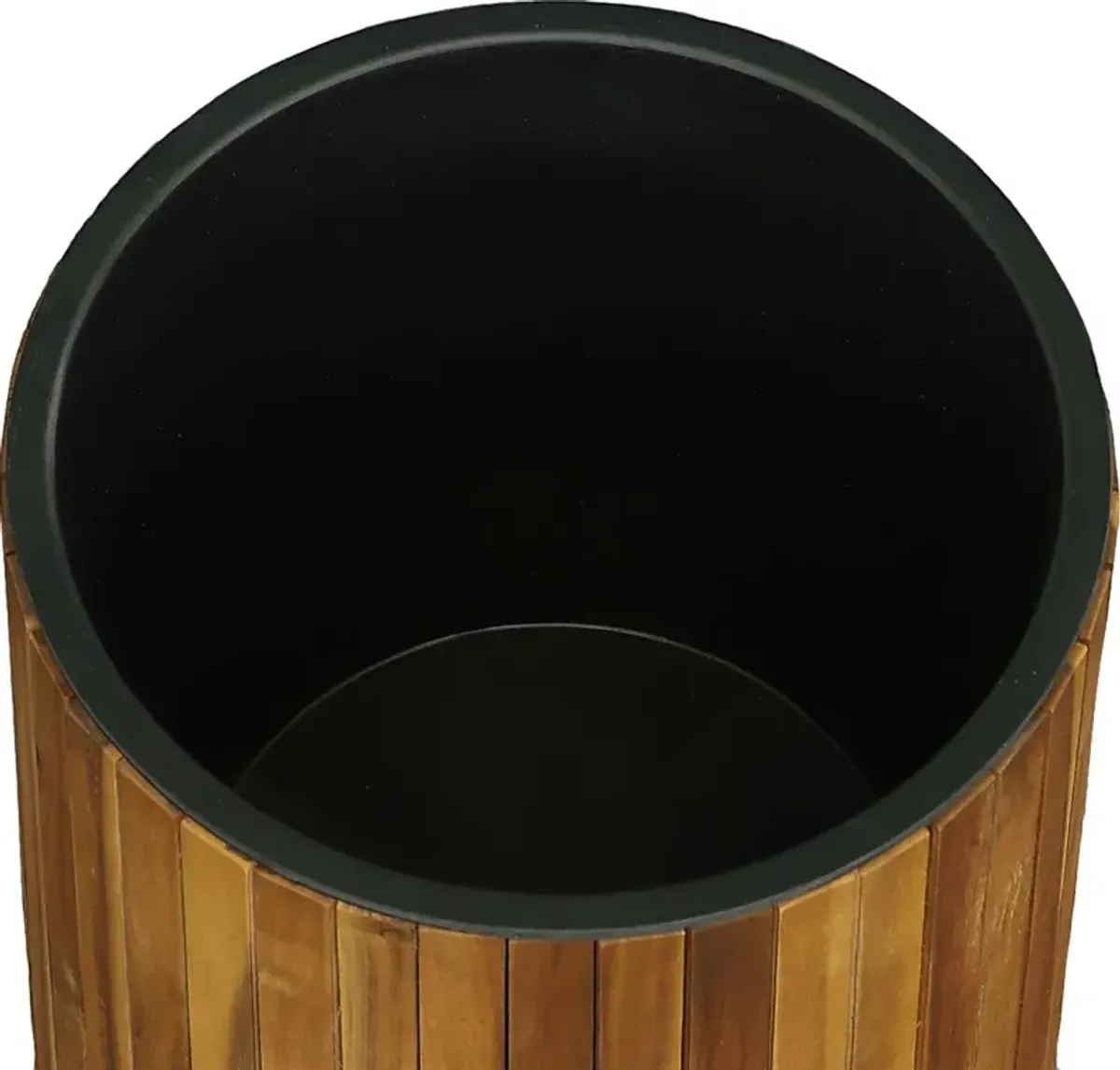 Outdoor Burgee Brown Round Planter