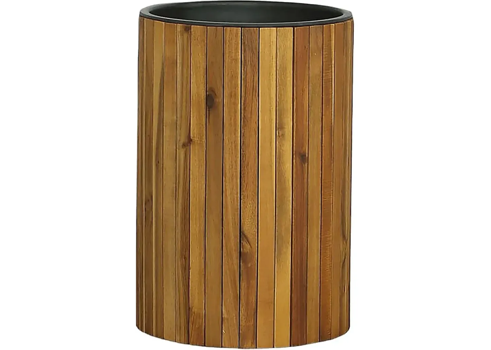 Outdoor Burgee Brown Round Planter