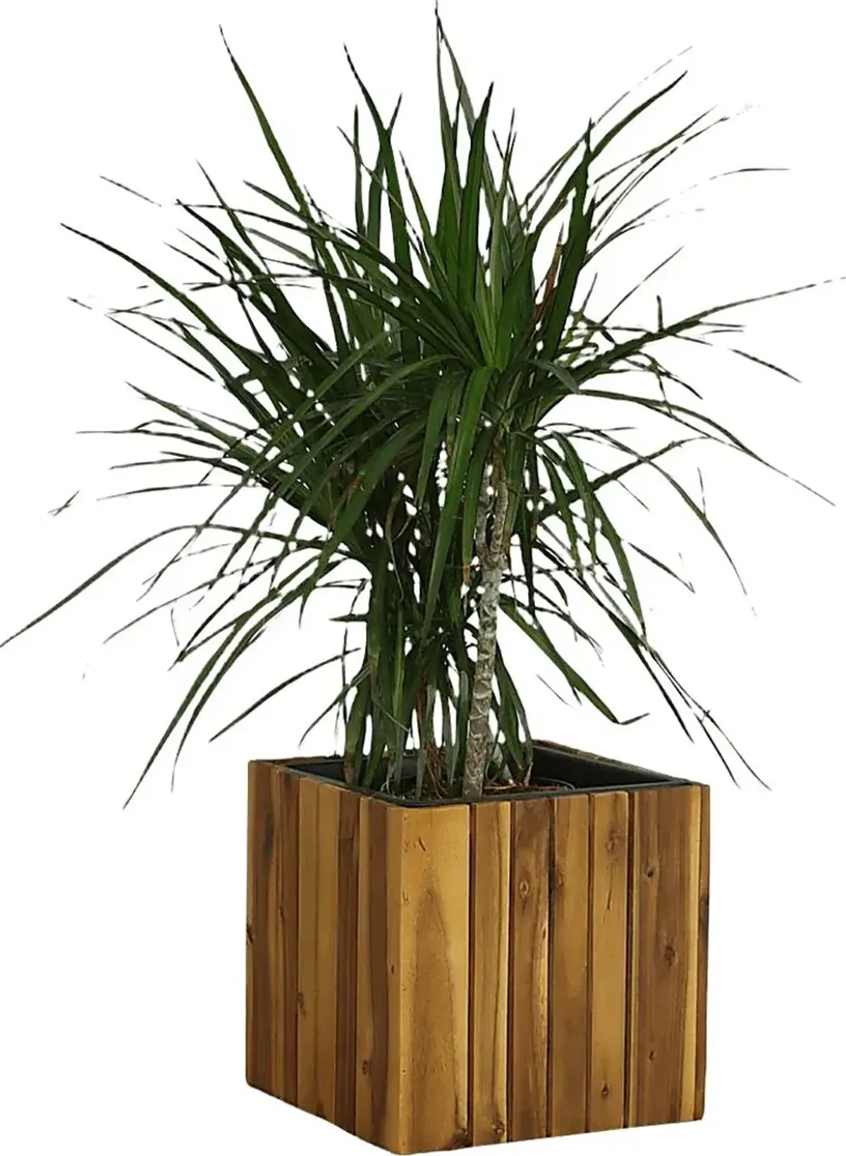 Outdoor Burgee Brown Square Planter