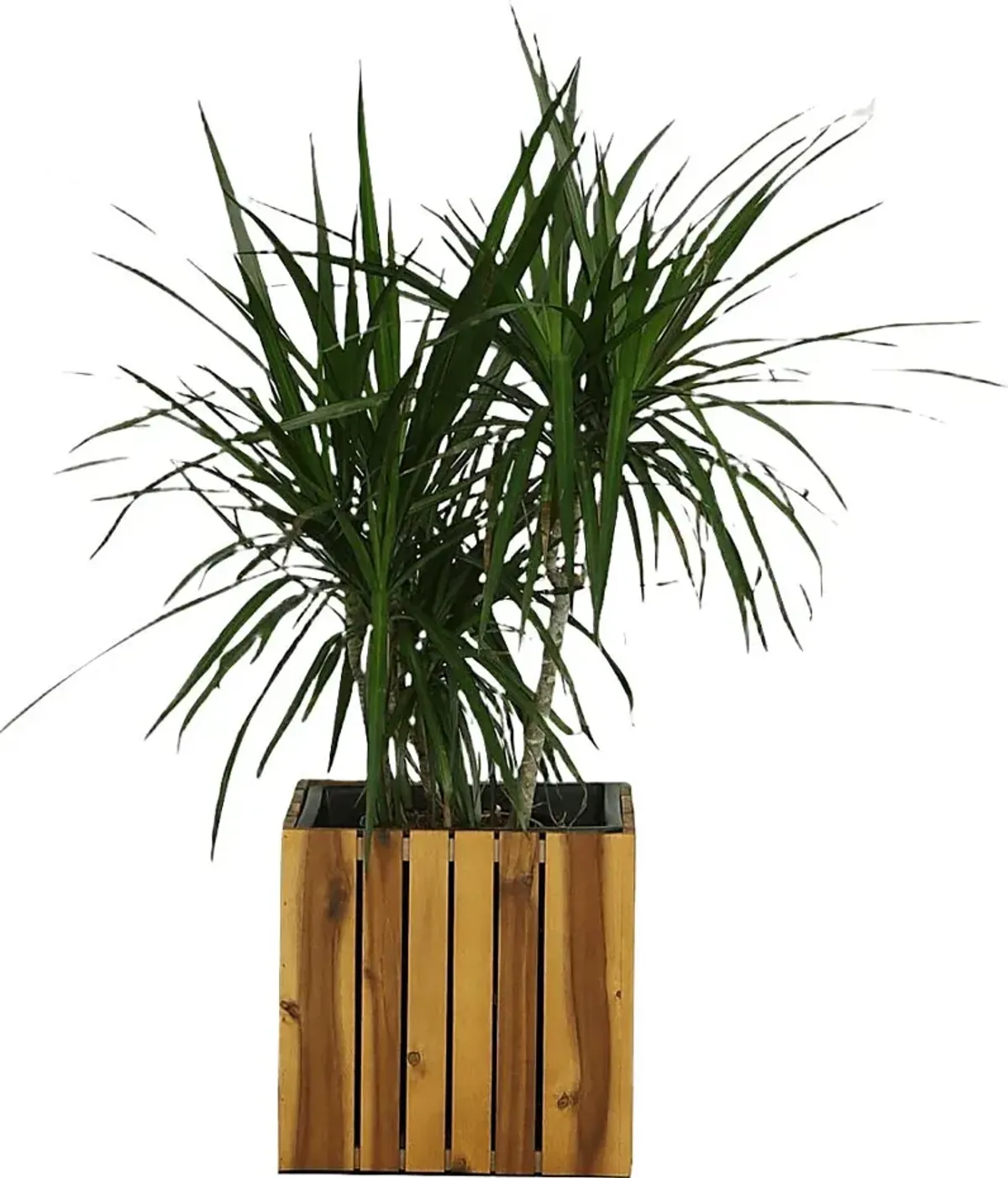 Outdoor Burgee Brown Square Planter