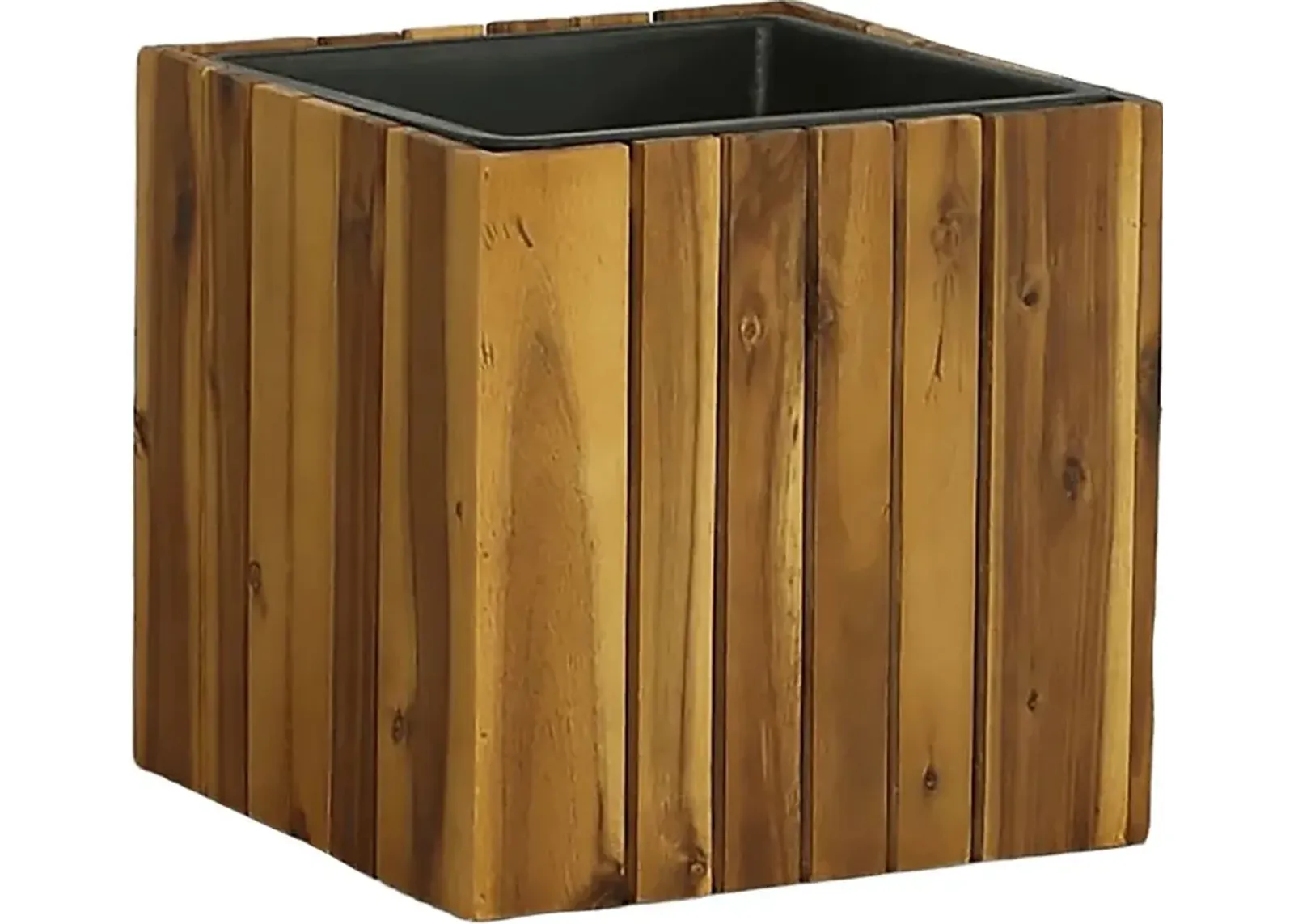 Outdoor Burgee Brown Square Planter