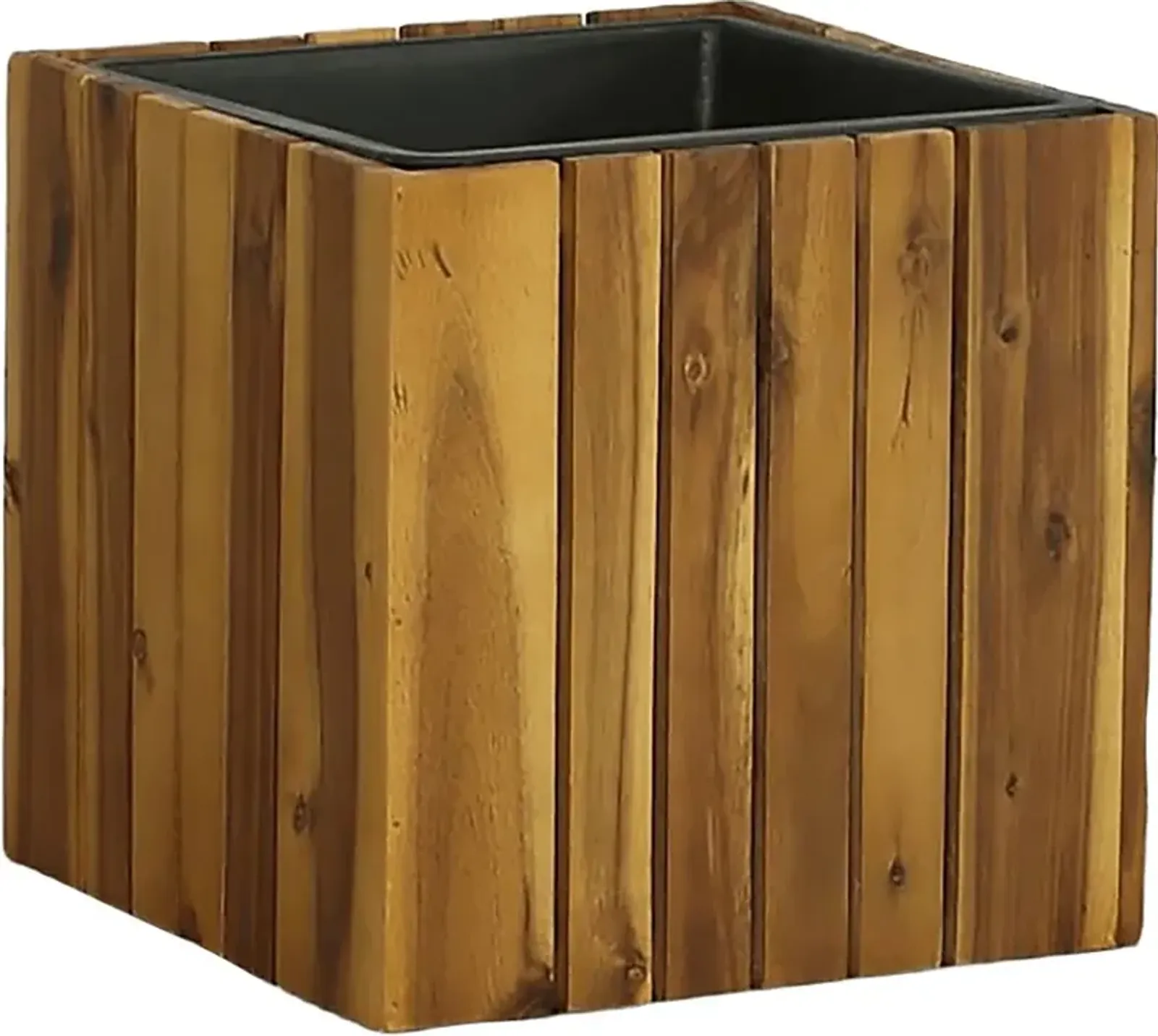 Outdoor Burgee Brown Square Planter