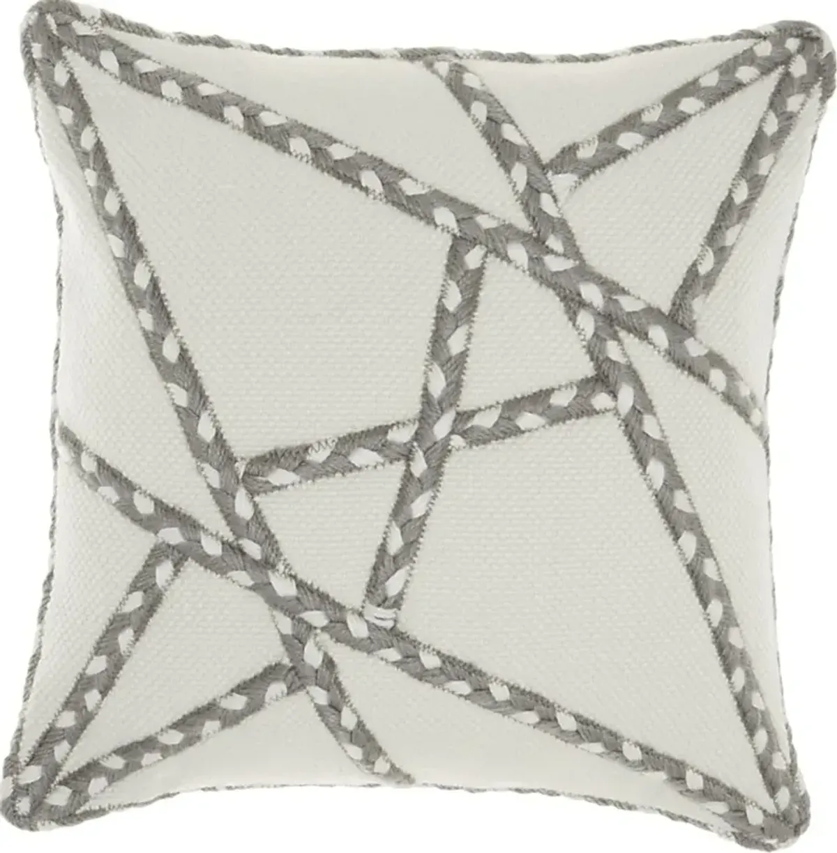 Onas Gray Indoor/Outdoor Accent Pillow