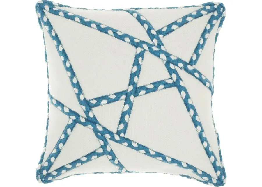 Onas Turquoise Indoor/Outdoor Accent Pillow