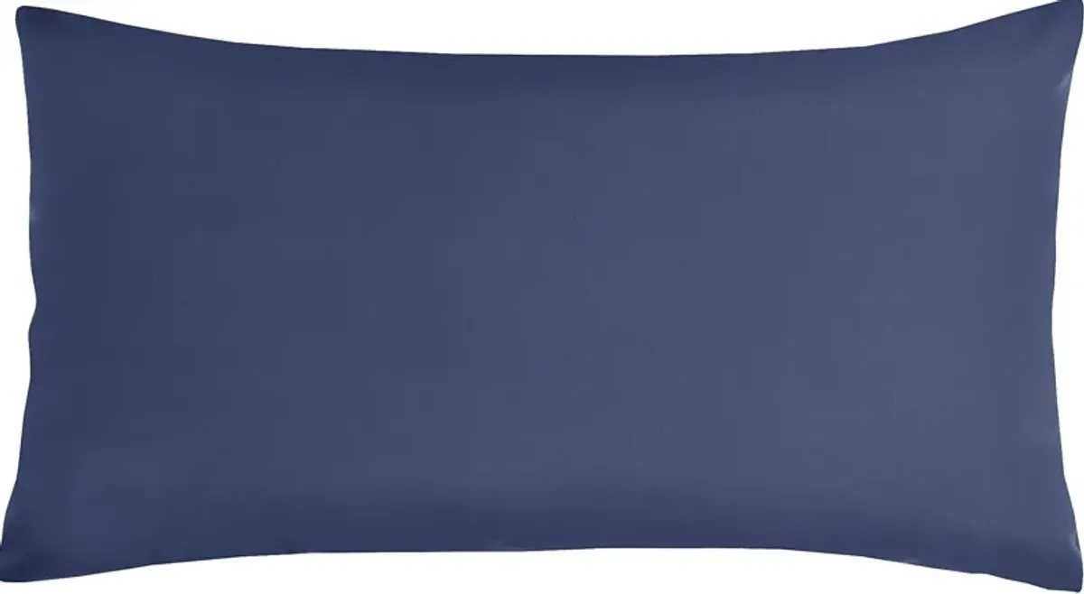 Torlana Navy Indoor/Outdoor Lumbar Pillow