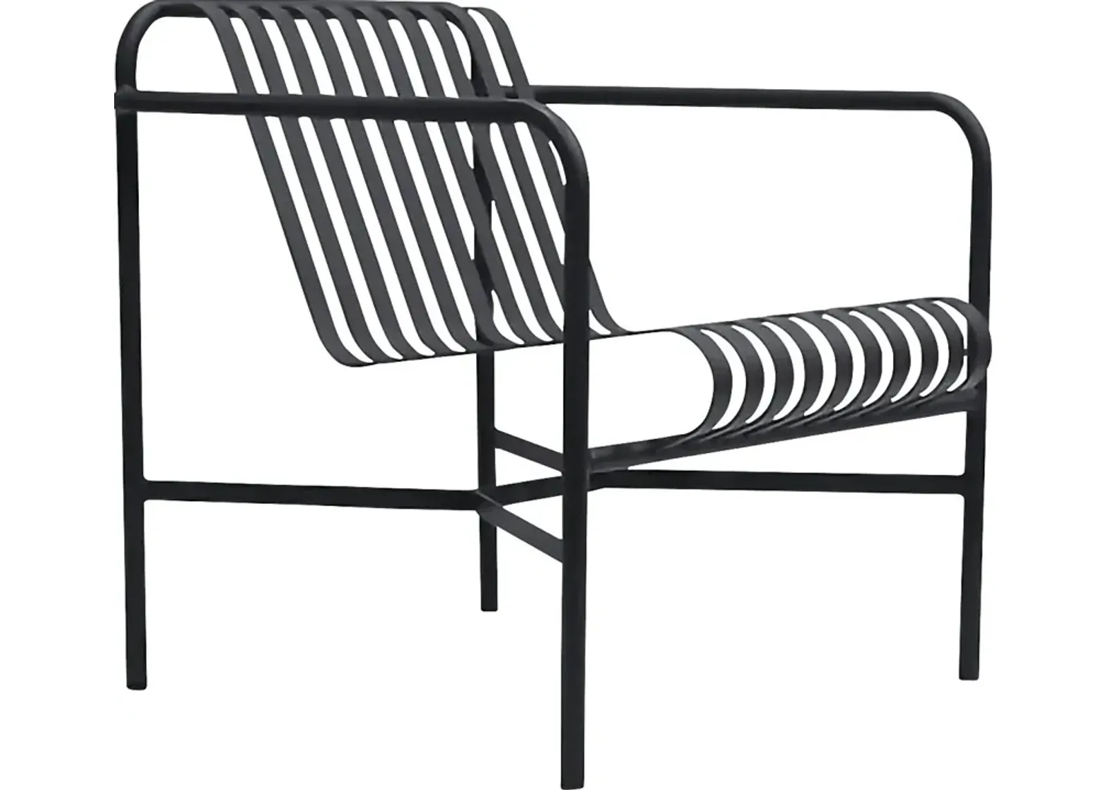 Outdoor Ischia Black Accent Chair