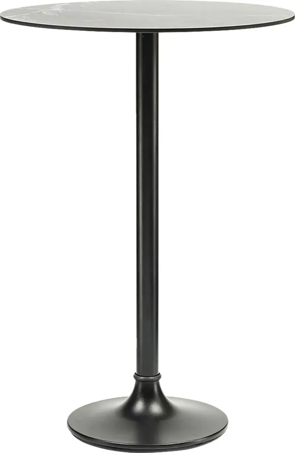 Outdoor Villepigue Black Bar Table