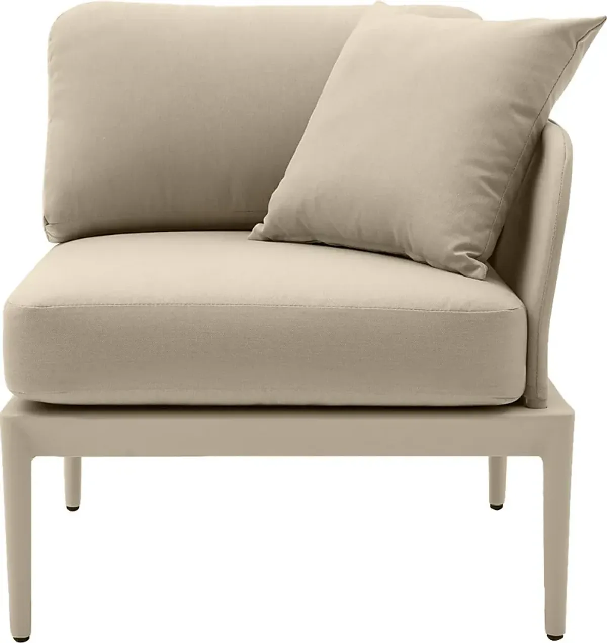 Outdoor Brenkman Taupe Right Corner Chair