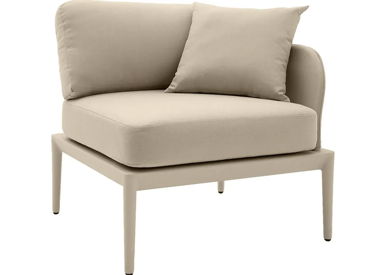 Outdoor Brenkman Taupe Right Corner Chair